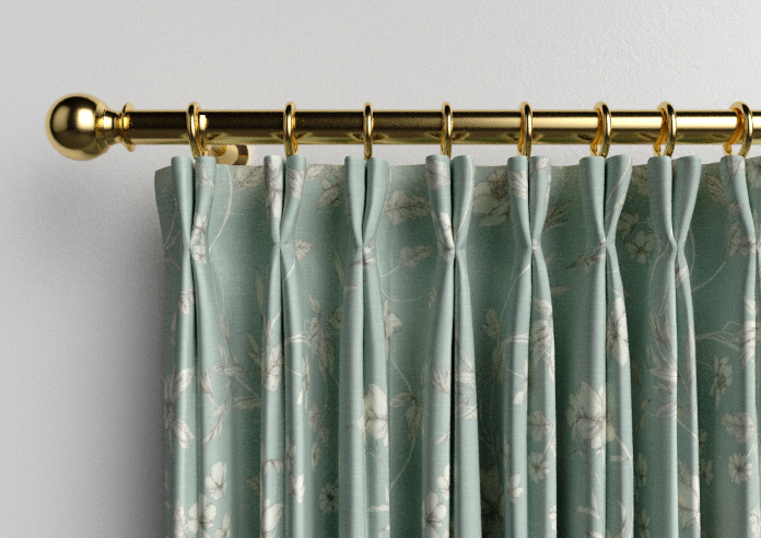 Etched Vine, Eau de Nil - Made to Measure Curtains - Image 10